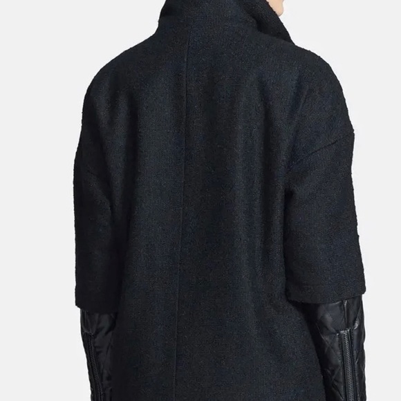 Vince Camuto - Winter Jacket with Leather Sleeves - Picture 2 of 3